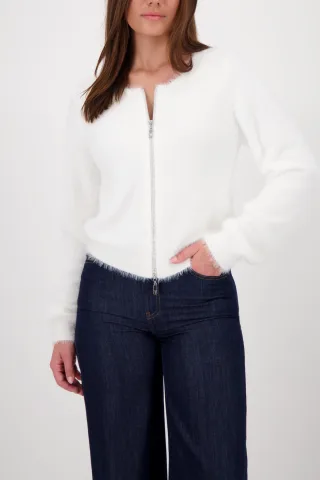 monari - Weiche Strickjacke off-white - Gr. - 42
