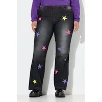 Angel of Style 5-Pocket-Jeans Jeans Nora weites Bein Sterne 5-Pocket