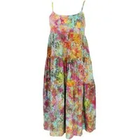 Guru-Shop Midikleid Boho Sommerkleid, luftiges Midikleid,.. alternative Bekleidung