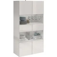 OTTO home Vitrine Egypt 2 Glastüren, Front Hochglanz lackiert, Korpus matt