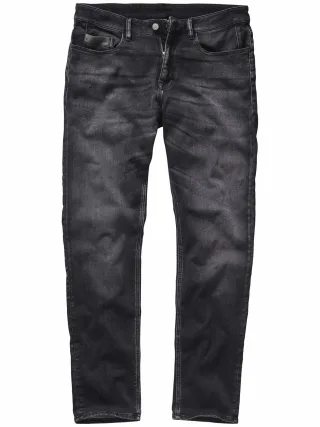 Mey & Edlich Herren Warm-Welcome-Winterjeans Schwarz 77 % Baumwolle, 10 % Viskose, 10 % Polyester (recycelt), 3 % Elasthan