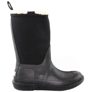 Hunter Sherpa Webbing Damen Gummistiefel Schwarz