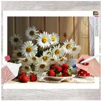 GOLDEN Kreativset GOLDEN Diamond Painting zubehör bilder Weihnachten(Gänseblümchen)