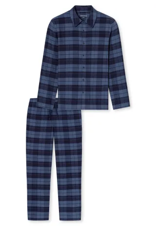 SCHIESSER - Pyjama lang faded denim - Gr. - 58