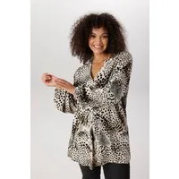 Aniston PLUS Schlupfbluse in trendigem Animalprint - NEUE KOLLEKTION
