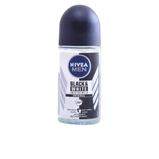 Men Black & White Invisible Deodorant Roll-on 50 ml