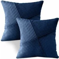 Amilian Kissenbezüge - 2er Set Kissenhüllen - Kissenbezug - Zierkissenbezüge, (2 Stück), 40x40 cm, Kissenhülle für Sofakissen, Dekokissen, Zierkissen, Kissen