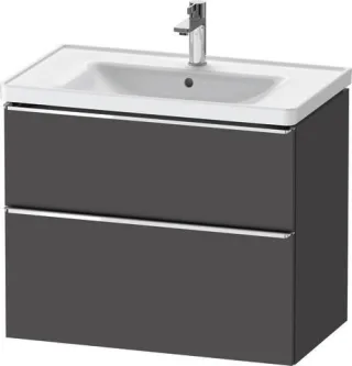 Duravit D-Neo Waschtischunterbau wandhängend Graphit Matt 784x452x625 mm - DE4355010490000 DE4355010490000