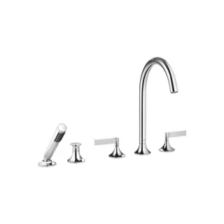 Dornbracht Vaia Wannen-Fünfloch-Armatur 27522819-00 chrom, für Wannenrandmontage