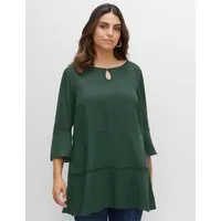 Sheego Klassische Bluse Tunika 3/4-Arm