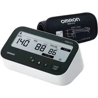 Omron Oberarm-Blutdruckmessgerät OMRON M4 Connect AFib, Blutdrucküberwachung, OMRON connect App, Intelli-Wrap-Manschette 22 – 42 cm, Erkennt unregelmäßige Herzschläge
