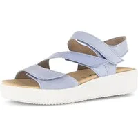 Gabor Riemchensandale Plateau, Bequemschuh, Sandalette, Sommerschuh mit Ziernähten