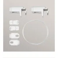 LYSEL® Sichtschutzbefestigung Pendelsicherung Klemmen, (1-tlg), HxB 30x20mm