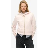Superdry Kapuzensweatjacke ESSENTIAL LOGO ZIPHOOD HB aus Baumwollmischung, Relaxed Fit, mit Reißverschluss