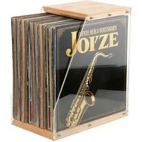 BlingBin Plattenständer Vinyl-Schallplattenhalter, Schallplattenständer für bis zu 40 LPs, Schallplattenregale, 1 tlg., Plattensammlung Regal