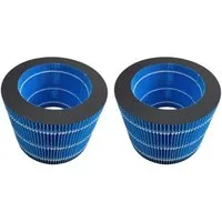 Trade-Shop Ersatzfilter Luftfilter 2x passend für Philips HU3918 HU3916 HU3915 HU2718 HU2716, Zubehör für Philips FY3446/30 / Luftbefeuchter-Zubehör, Rundfilter / Luftfilter mit 19cm Durchmesser