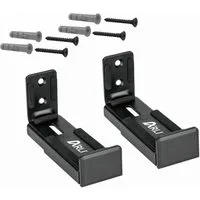 ARLI Soundbar-Halterung Universal Soundbar Wandhalterung verstellbar, (Packung, 1-tlg., 1er Halterung Set, chwarz für Lautsprecher / Soundbar Wandhalter)