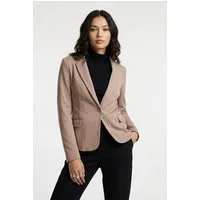 Vero Moda Jerseyblazer VMJULIANE, figurbetonter Schnitt, 1-Knopf Verschluss Materialmix, ungefüttert, regular fit