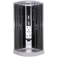 Sanotechnik Komplettdusche Milano, BxT: 90x90 cm, Sicherheitsglas, 1-tlg., Viertelkreisdusche