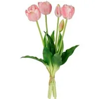 Kunstblume Tulpen, I.GE.A., Höhe 39 cm, Real-Touch Tulpenbund künstlich Blüten Tulpenstrauß