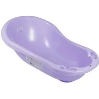 Hylat Baby Babybadewanne Baby Badewanne und WC Set – TÜV Rheinland zertifiziert – Yeti, Lite, (1-teilig, 1-tlg), Babybadewanne klein 86 cm mit Abfluss – Lila
