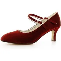 White Lady 251 bequeme Spangenpumps aus Satin Spangenpumps