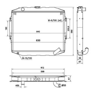 NRF K?hler f?r Antriebsbatterie Mitsubishi Pajero 2 2,5
