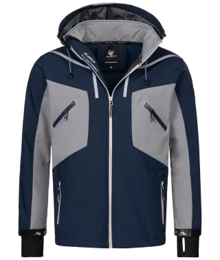 Rock Creek Softshelljacke Navy