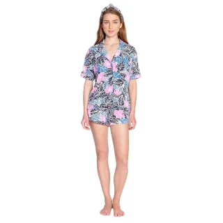 PJ Salvage - Schlafanzug mit Shorts für Damen (Bunt)