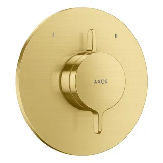 hansgrohe AXOR One Mischer 48415950 Unterputz für 2 Funktionen, brushed brass