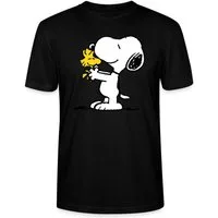 Spreadshirt T-Shirt Peanuts Snoopy Und Woodstock Unisex Bio T-Shirt (1-tlg)