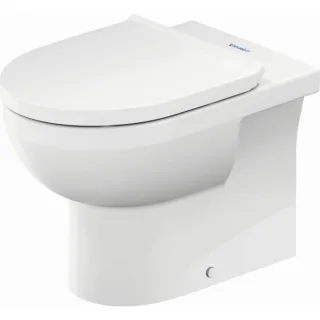 Duravit No. 1 Stand-Tiefspül-WC 2009090000 37x57cm, Abgang waagerecht, Rimless, 4,5 Liter, weiß