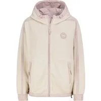 SUBLEVEL Fleecejacke Damen Teddyfleece Kuschelig Übergangsjacke Jacke Outdoor Jacke Stehkragen, Kapuze, flauschig, kuschelig, warm, Outdoor