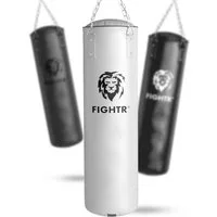 FIGHTR Boxsack gefüllt / ungefüllt 120cm für Boxen, Kickboxen, MMA & mehr
