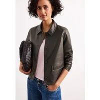 STREET ONE Blouson im Leder-Look mit Knöpfen