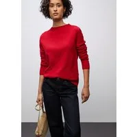STREET ONE Strickpullover mit feiner Rollkante