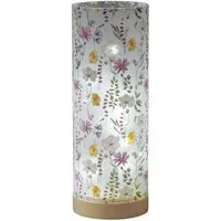 formano Tischleuchte Streublumen, LED, mit Timerfunktion, Mehrfarbig, Blumen, H: 25cm