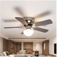 GLOBO LIGHTING Deckenventilator, Deckenventilator mit Beleuchtung und Zugschalter Ventilator Globo UGO