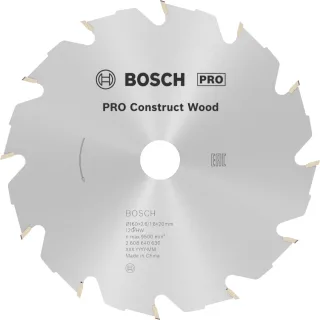 Bosch PRO Kreissägeblatt Construct Wood für Handkreissägen - 2608640630