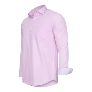 Overhemd Uni von Cappuccino Italia in der farbe Rosa und in größe M.