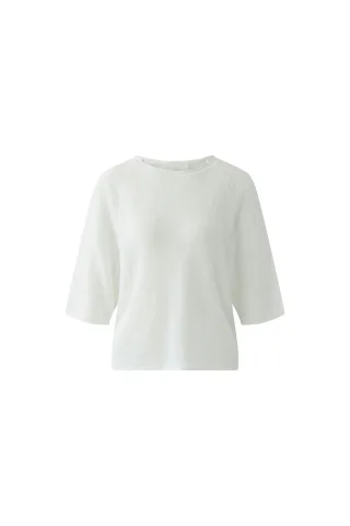 Oui - Pullover optic white - Gr. - 40