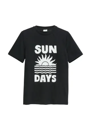 s.Oliver - T-Shirt schwarz - Gr. - 176