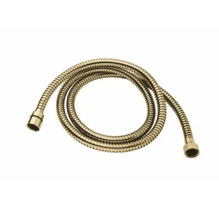 Herzbach LIVING SPA Metallflex-Brauseschlauch 150 cm 21.936300.1.41 Brass Steel, 1500 mm, Metall-Agraff