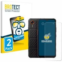 BROTECT Displayschutzfolie Schutzfolie für Samsung Galaxy XCover 7 (Display+Kamera), 2 Stück, Displayschutz Schutz Folie Klar Transparent