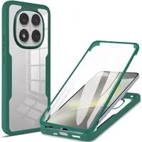 Wigento Handyhülle Für Xiaomi Redmi Note 14 Pro / Pro Plus 5G Full Cover 360 Grad Hülle, 360 Grad Schutz, stoßdämpfend, robust