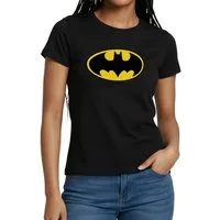 Spreadshirt T-Shirt DC Comics Batman Original Logo Frauen T-Shirt (1-tlg)