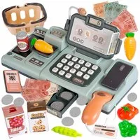 kinderplay Spielkasse Kinder Spielkasse mit Zubehör – Lernspielzeug mit Sound – ab 3 Jahren