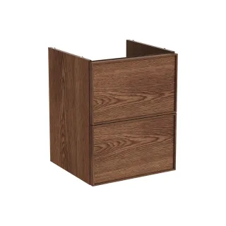 VitrA New Metropole Edge Waschtischunterschrank mit 2 Vollauszügen 48 x 46 x 60 cm (BxTxH),67364 67364