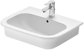 Duravit D-Code Einbauwaschtisch Weiß Hochglanz 545 mm - 0337540000 0337540000
