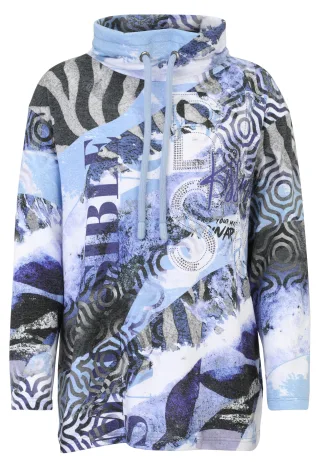 Doris Streich - Shirt hellblau - Gr. - 44